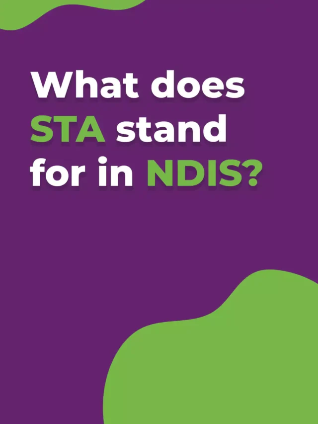 What does STA stand for in NDIS?